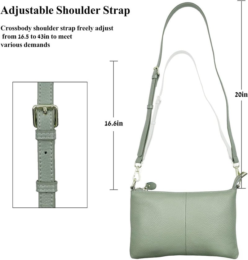 Beurlike Leather Wristlet Wallet Clutch Purses For Women Small Crossbody Phone Bags - Image 4